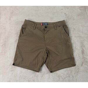 686 Everywhere Featherlight Shorts Mens 30 Brown Technical RFID Blocking DWR EUC
